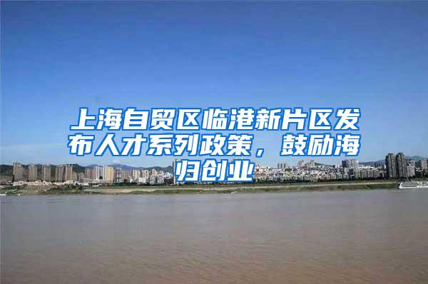 上海自贸区临港新片区发布人才系列政策，鼓励海归创业