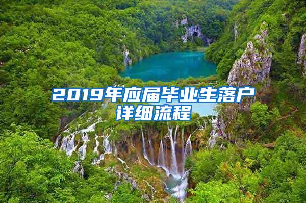 2019年应届毕业生落户详细流程