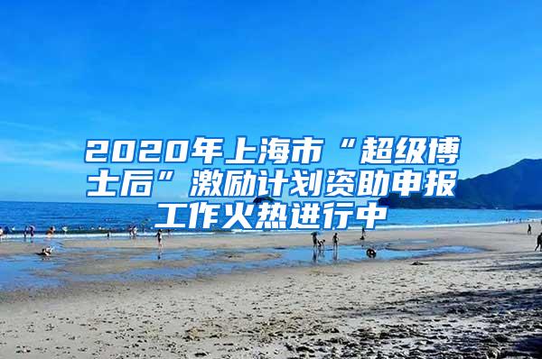 2020年上海市“超级博士后”激励计划资助申报工作火热进行中