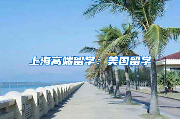 上海高端留学：美国留学