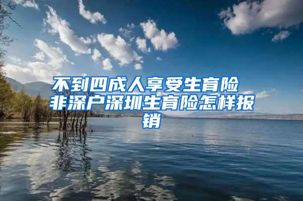 不到四成人享受生育险 非深户深圳生育险怎样报销