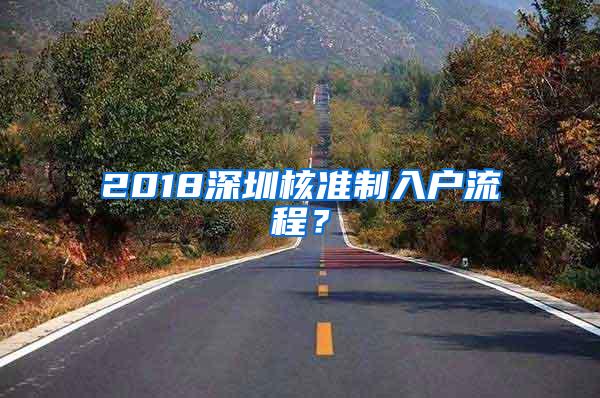 2018深圳核准制入户流程？