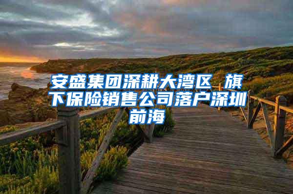 安盛集团深耕大湾区 旗下保险销售公司落户深圳前海