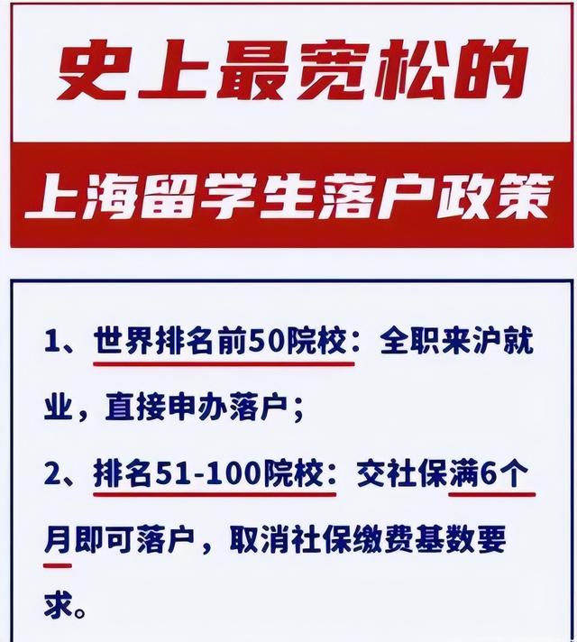 世界百强高校学生可落户上海，国内有6所学校在榜，上海又飘了