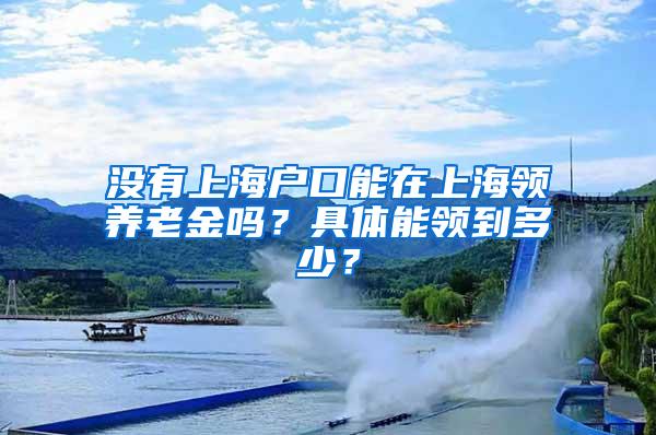 没有上海户口能在上海领养老金吗？具体能领到多少？