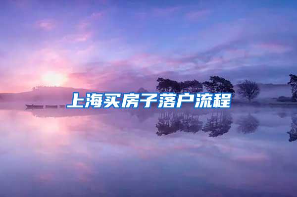 上海买房子落户流程