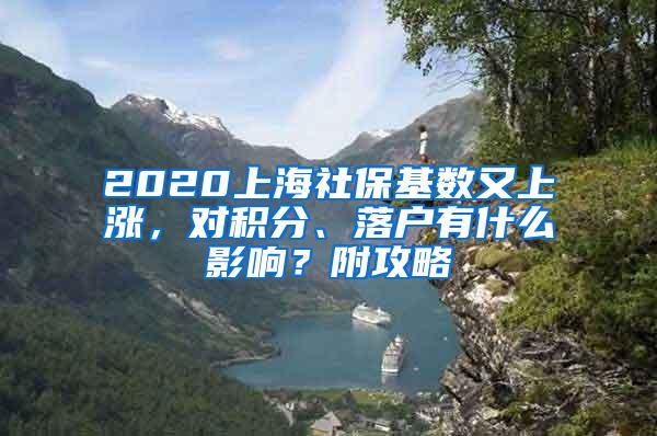 2020上海社保基数又上涨，对积分、落户有什么影响？附攻略