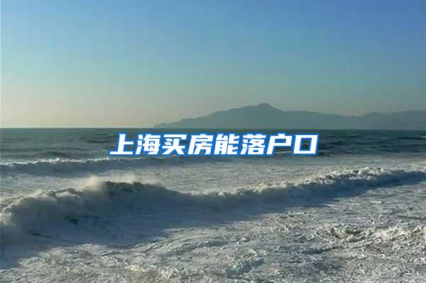 上海买房能落户口