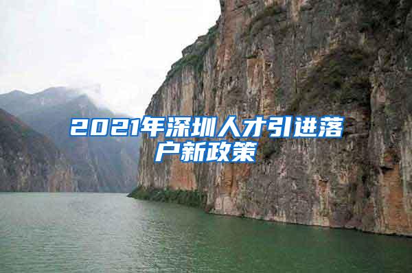 2021年深圳人才引进落户新政策