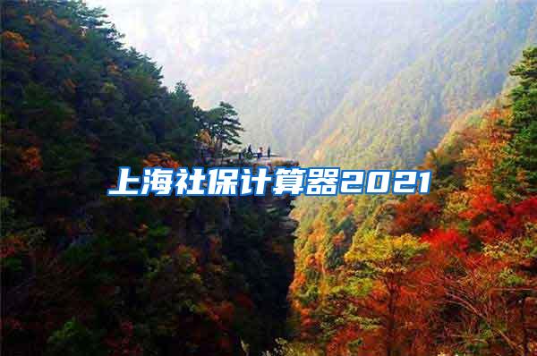 上海社保计算器2021