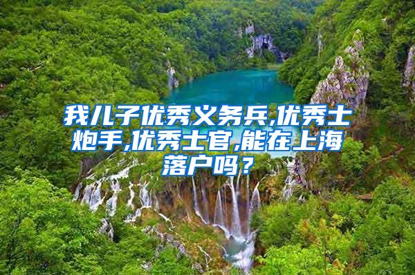 我儿子优秀义务兵,优秀士炮手,优秀士官,能在上海落户吗？