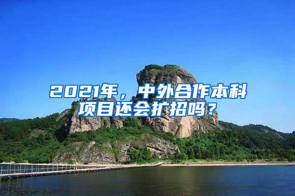 2021年，中外合作本科项目还会扩招吗？