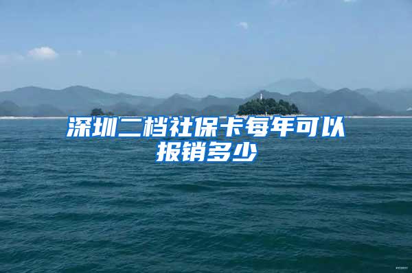 深圳二档社保卡每年可以报销多少