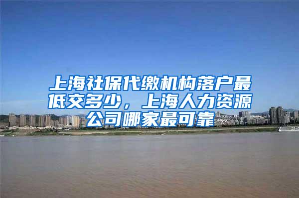 上海社保代缴机构落户最低交多少，上海人力资源公司哪家最可靠