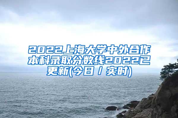 2022上海大学中外合作本科录取分数线2022已更新(今日／实时)