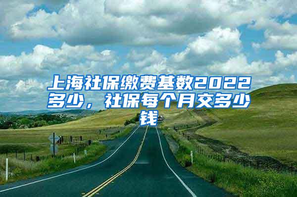 上海社保缴费基数2022多少，社保每个月交多少钱