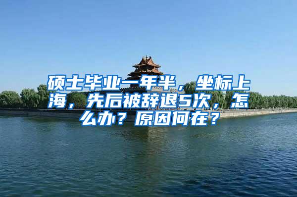 硕士毕业一年半，坐标上海，先后被辞退5次，怎么办？原因何在？