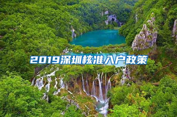 2019深圳核准入户政策