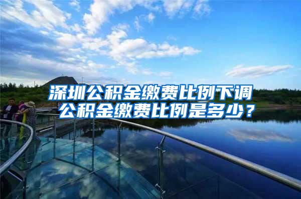 深圳公积金缴费比例下调 公积金缴费比例是多少？