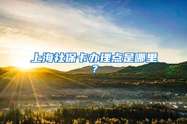 上海社保卡办理点是哪里？