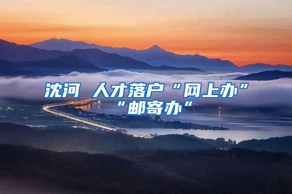 沈河 人才落户“网上办”“邮寄办”