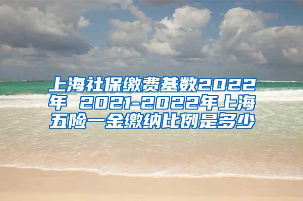 上海社保缴费基数2022年 2021-2022年上海五险一金缴纳比例是多少