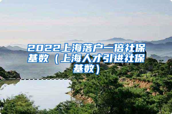 2022上海落户一倍社保基数（上海人才引进社保基数）