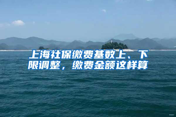 上海社保缴费基数上、下限调整，缴费金额这样算→