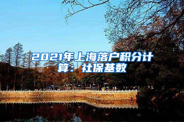 2021年上海落户积分计算：社保基数