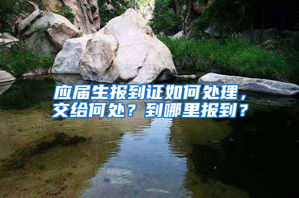 应届生报到证如何处理，交给何处？到哪里报到？