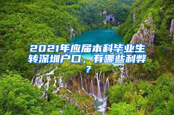 2021年应届本科毕业生转深圳户口，有哪些利弊？