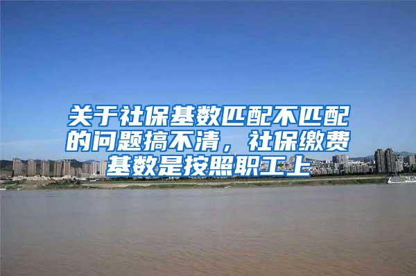 关于社保基数匹配不匹配的问题搞不清，社保缴费基数是按照职工上