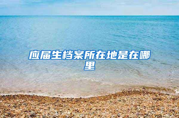 应届生档案所在地是在哪里