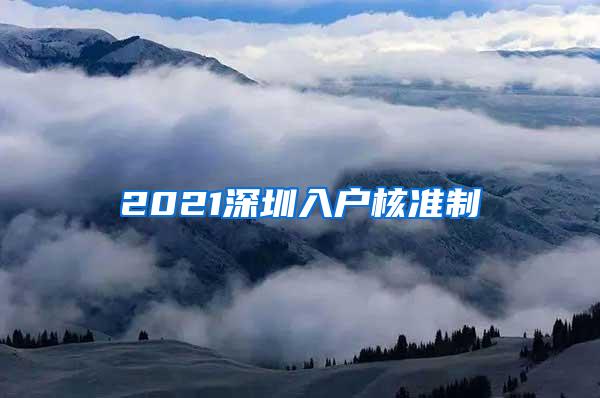 2021深圳入户核准制