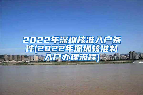 2022年深圳核准入户条件(2022年深圳核准制入户办理流程)