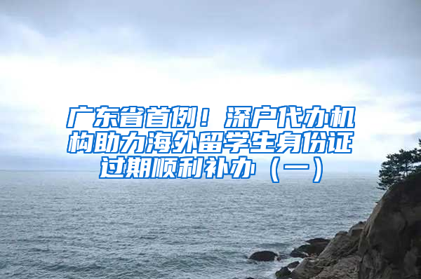 广东省首例！深户代办机构助力海外留学生身份证过期顺利补办（一）