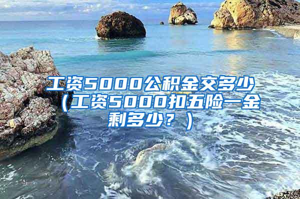 工资5000公积金交多少（工资5000扣五险一金剩多少？）