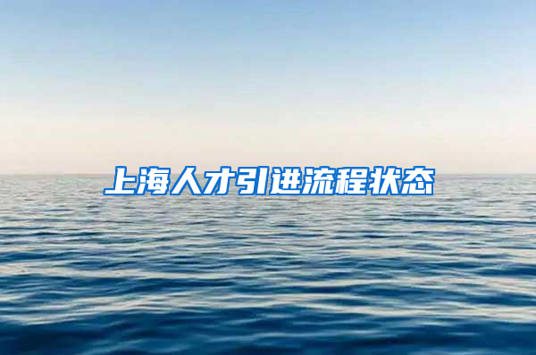 上海人才引进流程状态