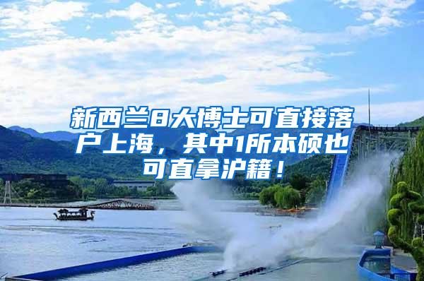 新西兰8大博士可直接落户上海，其中1所本硕也可直拿沪籍！