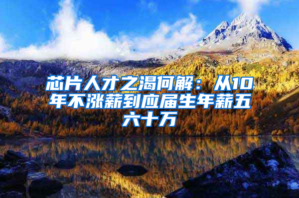 芯片人才之渴何解：从10年不涨薪到应届生年薪五六十万