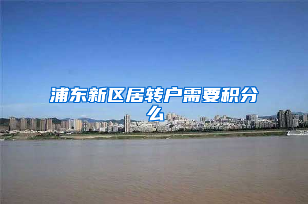 浦东新区居转户需要积分么