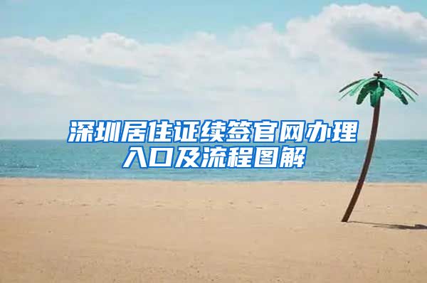 深圳居住证续签官网办理入口及流程图解