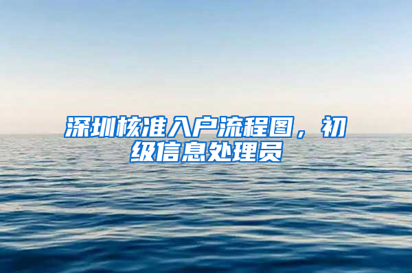 深圳核准入户流程图，初级信息处理员