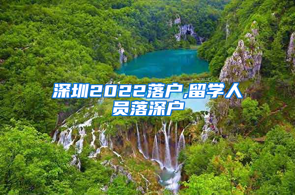 深圳2022落户,留学人员落深户