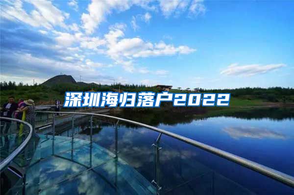 深圳海归落户2022