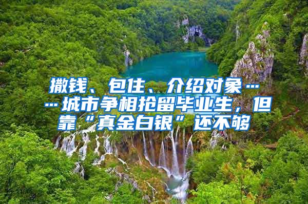 撒钱、包住、介绍对象……城市争相抢留毕业生，但靠“真金白银”还不够