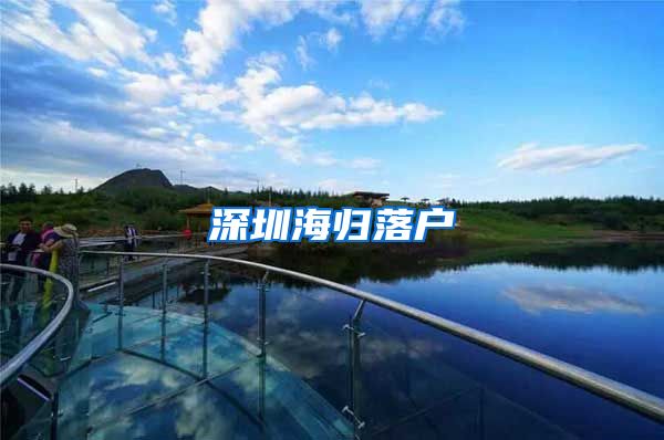 深圳海归落户