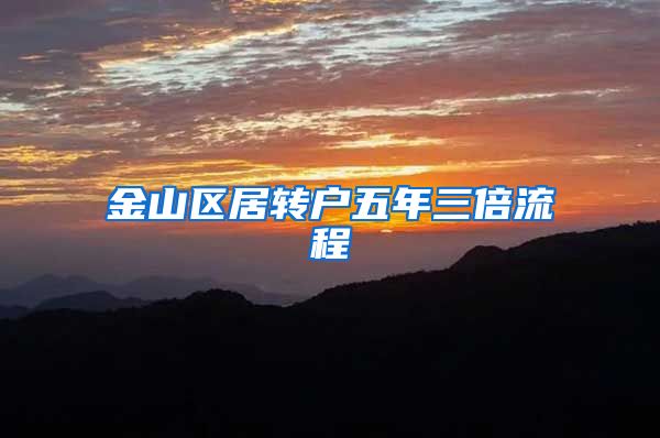 金山区居转户五年三倍流程