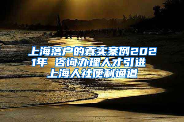 上海落户的真实案例2021年 咨询办理人才引进 上海人社便利通道