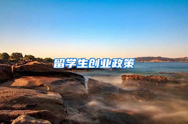 留学生创业政策
